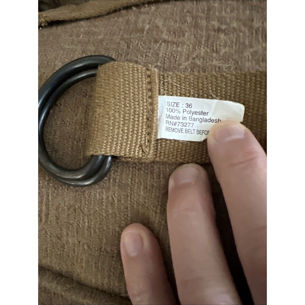 Polyester 1.5 Inch Belt with D Ring Buckle